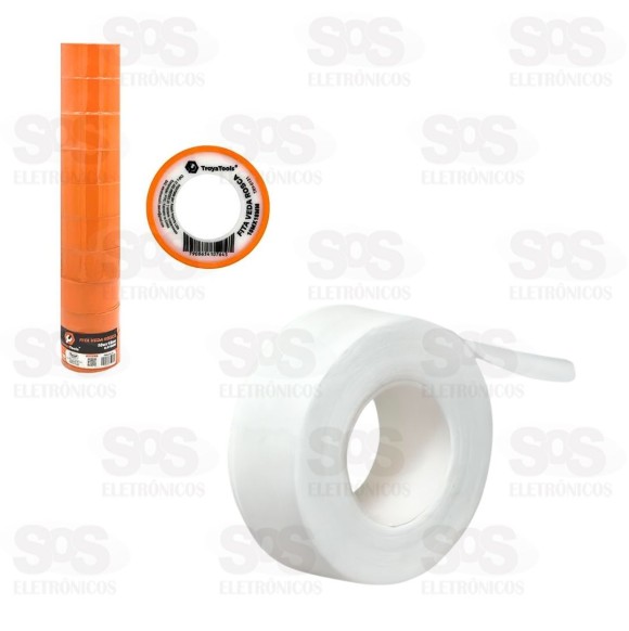 Fita Veda Rosca 10Mx18MM 10 Unidades TroyaTools TRY-0131