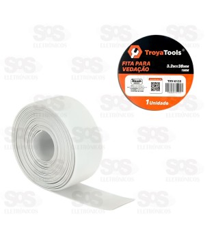 Fita Para Vedação 3.2Mx38MM Branca TroyaTools TRY-0133