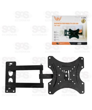 Suporte Fixo Inclinável Para TV De 14 a 42 Polegadas Altomex C-238