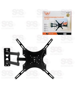 Suporte Fixo Inclinável Para TV De 14 a 55 Polegadas Altomex C-237