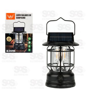 Lampião Com Energia Solar Luminária Altomex AL-B1299