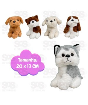 Cachorrinho Sentado De Pelúcia Sortido BBR Toys R3302
