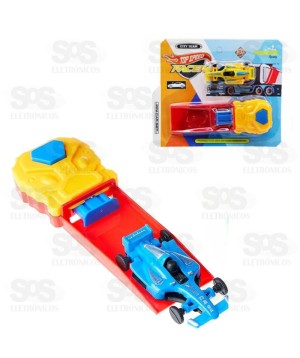 Lançador Com Carrinho de Corrida Toy King TK-AB5084