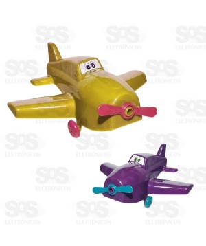 Avião De Brinquedo 20cm Colorido 580S
