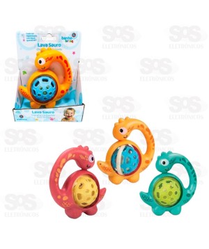 Lava Sauro Chocalho Para Banho Polibrinq BB3007