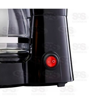 Cafeteira Elétrica 600ML 110V 650W Bak BK-CAFE-127