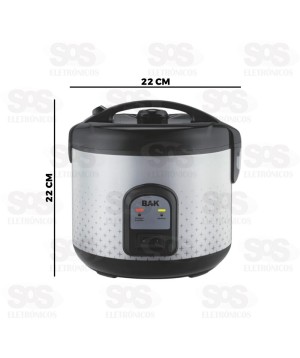 Panela De Arroz Elétrica 1,2 Litros 127V Bak BK-PAE120-127