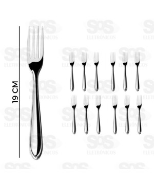 Kit Garfo De Mesa Dubai 12 Unidades CRS-2615