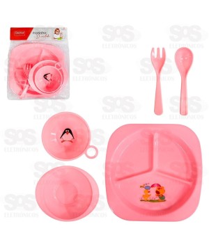 Kit Pratinho Divertido 5 Peças Caerus CRS-2245