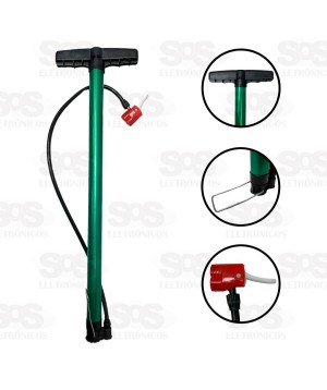 Bomba De Ar Vertical Com Mangueira 64CM TRY-0048