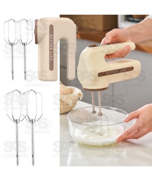 Batedeira Portátil e Recarregável B-Max F1036