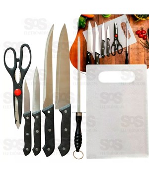  Kit Cozinha 7 Peças Com Tábua Top Útil TOP1267