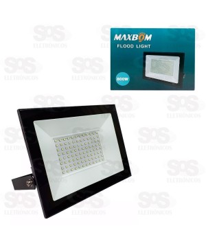 Refletor Holofote LED Branco 800W Maxbom 9623
