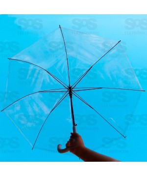 Guarda Chuva Transparente Automático 90CM XH5548