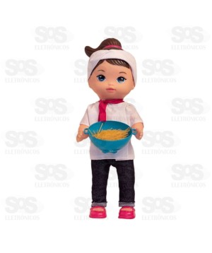 Boneca Hannan Super Chef em Vinil Anjo 2365