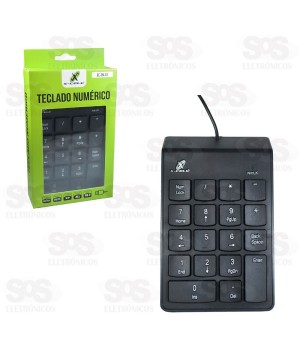 Teclado Numérico Cabo USB X-Cell XC-TN-01