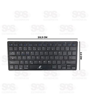 Teclado Slim Sem Fio Bluetooth X-Cell XC-TEC-04