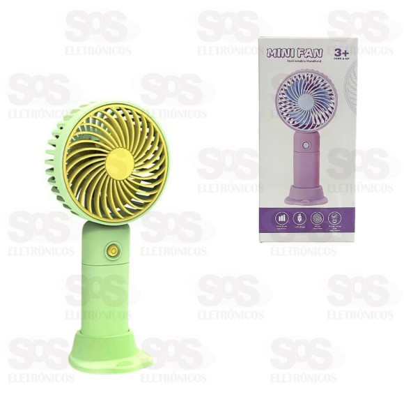 Ventilador Portátil De Mão Com Suporte BRQ-VP-01