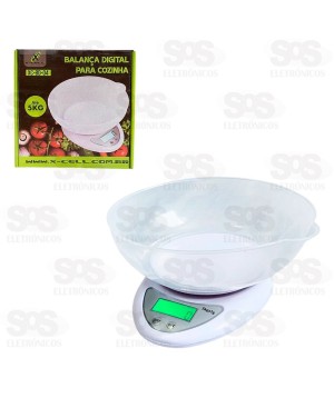 Balança Digital Com Bandeja Até 5Kg X-Cell XC-BD-04