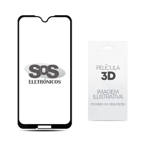 Película 3D Preta LG K11/k11 Plus
