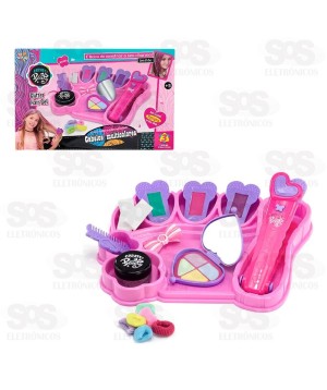 Kit Mechas Coloridas Com Glitter Toy King TK-AB8222