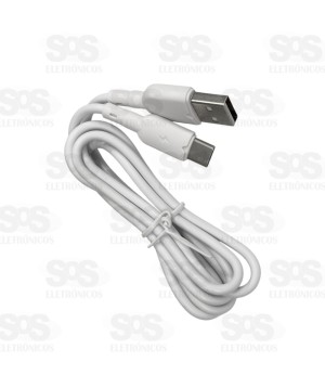 Cabo De Carregamento USB Para Type C 1 Metro Kaidi KD-28C