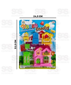 Conjunto Minha Casinha 6 Peças Toy King TK-AB4043