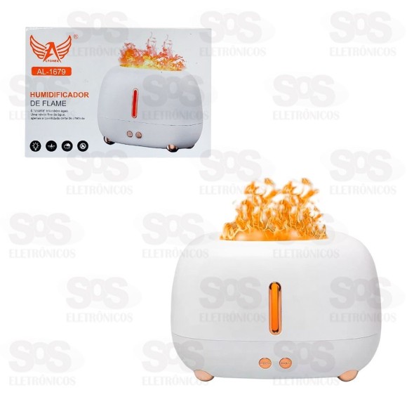 Difusor Umidificador De Ar 250ML Chamas Altomex AL-1679