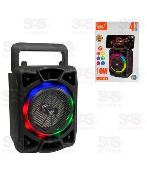 Caixa De Som 10W Com Suporte De Celular Altomex AL-3183