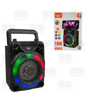 Caixa De Som 10W Com Suporte De Celular Altomex AL-3182