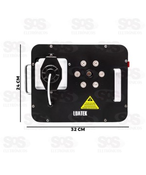 Máquina de Fumaça Com LED RGB 110V 1200W Luatek LK-Y6-1200W