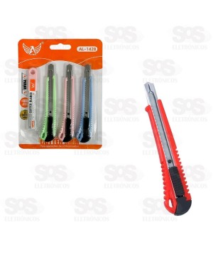 Kit de Estilete 9MM Cores Variadas Altomex AL-1428