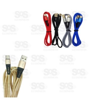 Cabo De Dados 3.4A Type C 1 Metro Basik CBO-7509
