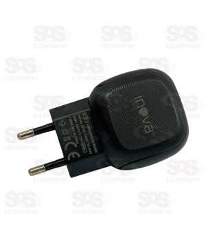 Carregador 2 USB 3.1A Com Cabo Micro USB V8 Inova CAR-3295S
