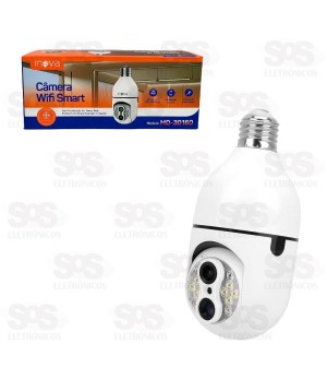 Câmera De Segurança WiFi Inteligente Inova MD-30160