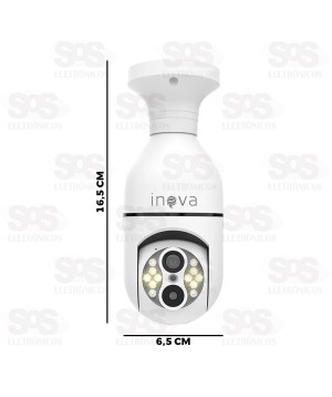 Câmera De Segurança WiFi Inteligente Inova MD-30160