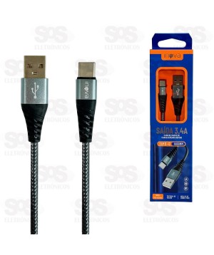 Cabo De Dados Rápido Type C 3.4A 1 Metro Inova MD-6009