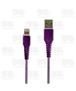 Cabo De Dados Rápido Iphone 3.4A 1 Metro Inova MD-8441