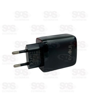 Carregador USB+PD 40W Com Cabo Micro USB V8 Inova CAR-3186S