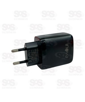 Carregador USB+PD 40W Com Cabo Type C Inova CAR-3186C