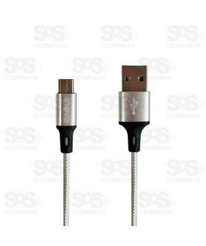 Cabo Micro USB De Dados 1Metro 2.4A Basike CBO-5826