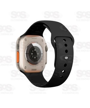 Pulseira De Silicone Smartwatch 42/44/45/49mm Cores Variadas Basik WU-254