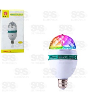 Lâmpada Giratória LED Colorido HX-6415
