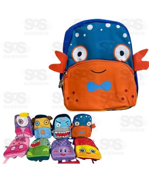 Mochila Infantil Animalzinho Variadas HX 7932