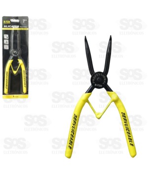 Alicate Para Anéis Interno Curvo 7 Polegadas B-tek BT394