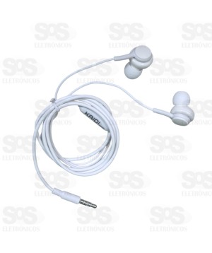 Fone Auricular Com Microfone Auxiliar Kaidi KD-261