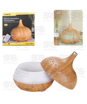 Difusor Aromático Ultrassonico 400ml B-Max BM041