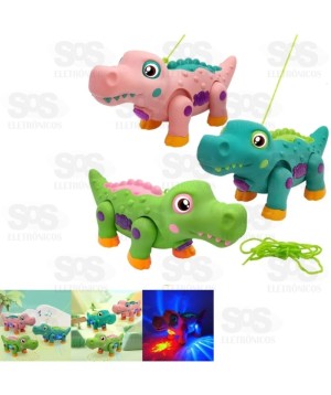 Dino Com Luzes e Sons Toy King TK-AB9037