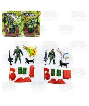 Kit Soldados Resgate com 10 Peças Toy King -TK-AB5844