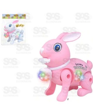 Coelho Divertido Com Luzes e Sons Toy King TK-AB8321